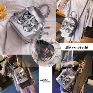 ราคา 590 บาท
〰️✴ หรูหรา น่าใช้สุดๆ 
กระเป๋าเป้หลัง+สะพายข้าง 
💥