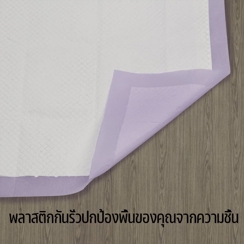 AimayaPet แผ่นรองฉี่สุนัข 100pcs แมว แผ่นรองฉี่สัตว์เลี้ยง ช่วยฝึกขับถ่าย ระงับกลิ่น ซึมซับได้ดี