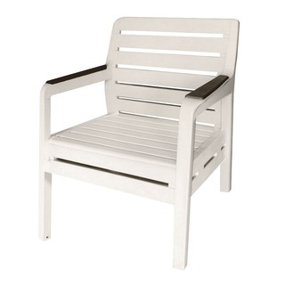 PLASTIC CHAIR SPRING MONTANA 66X65.4X79.1CM BEIGE เก้าอี้พลาสติก  MONTANA สีเบจ โต๊ะและเก้าอี้ เฟอร์นิเจอร์นอกบ้าน สวนแล