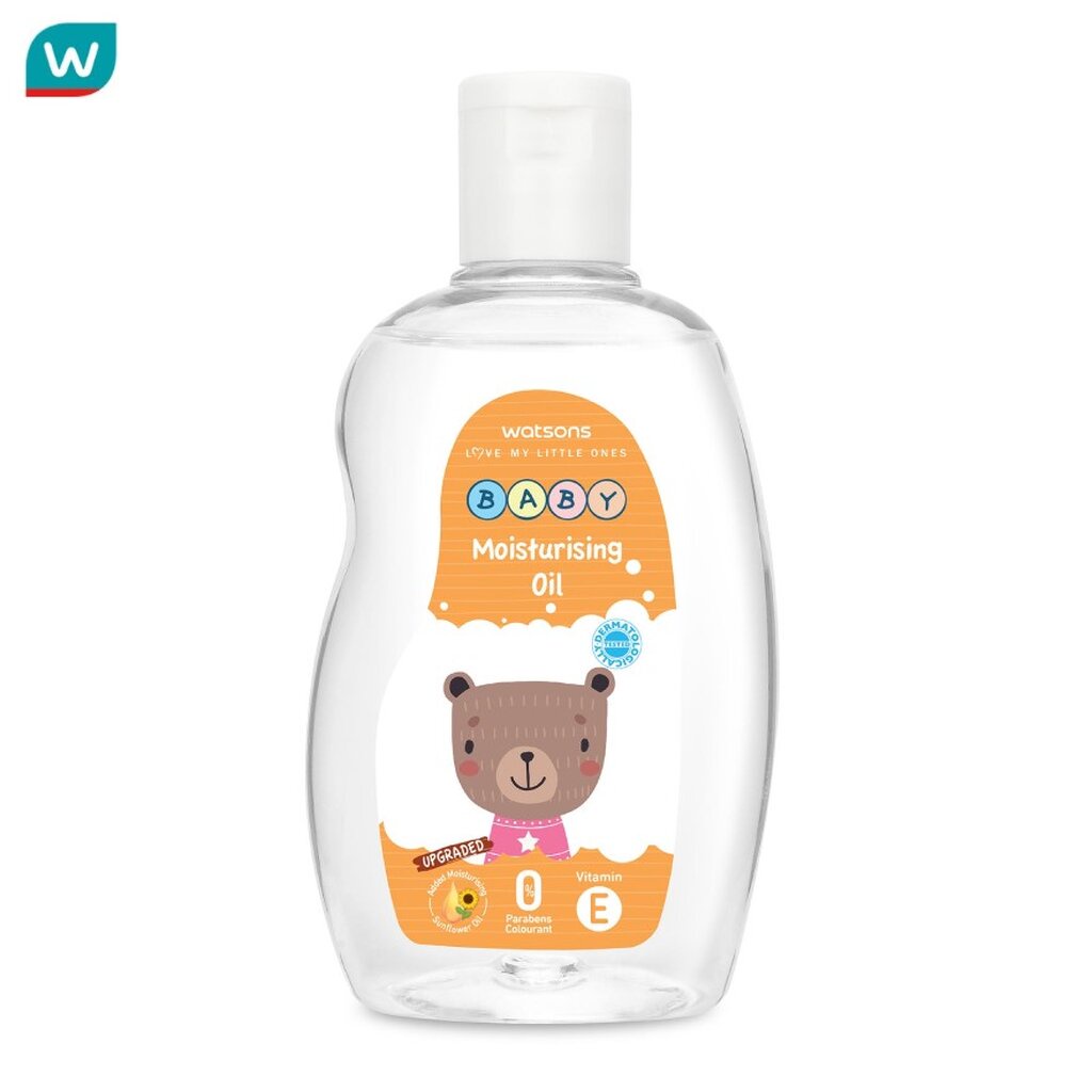 Watsons วัตสัน มอยซ์เจอไรซิ่ง เบบี้ ออยล์ เบบี้ ออยล์ 250 มล.