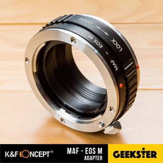 เมาท์แปลง K&amp;F MAF-EOS M ( Minolta AF - Canon EOS M / EFM / EOSM / MAF-EFM / MAF / Sony A Mount Lens Adapter / KF )