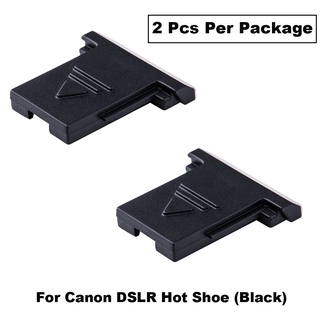 2 ชิ้น JJC HC-C Hot Shoe Cover สำหรับ CANON EOS 5DM4, 5DM3, 1D Mark III, 7D, 77D, 80D, 70D, EOS Rebel T7i, T6s, T6i, T5i, T4i, Mirrorless EOS M5, M10 Camera