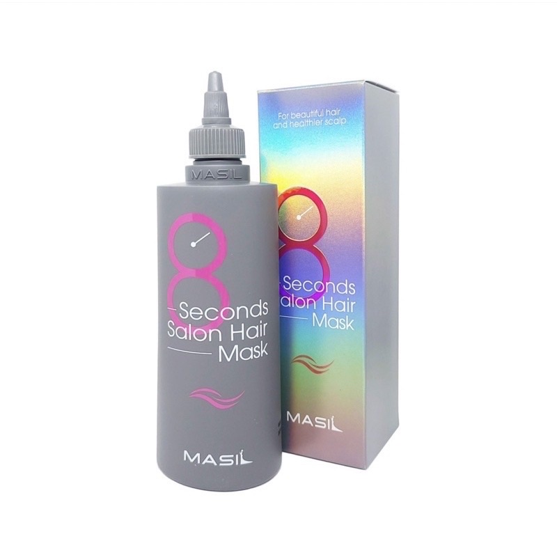 MASIL  8 SECONDS SALON HAIR MASK 200 ml. เอท เซคเคินส์ ซาลอน แฮร์ มาส์ก มาส์กบำรุงเส้นผมใช้แทนครีมนว