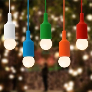 หลอดไฟ LED E27 1W 2W 3W G45 PC พลาสติก 220V สีขาวอบอุ่น ประหยัดพลังงาน 6 แพ็ค