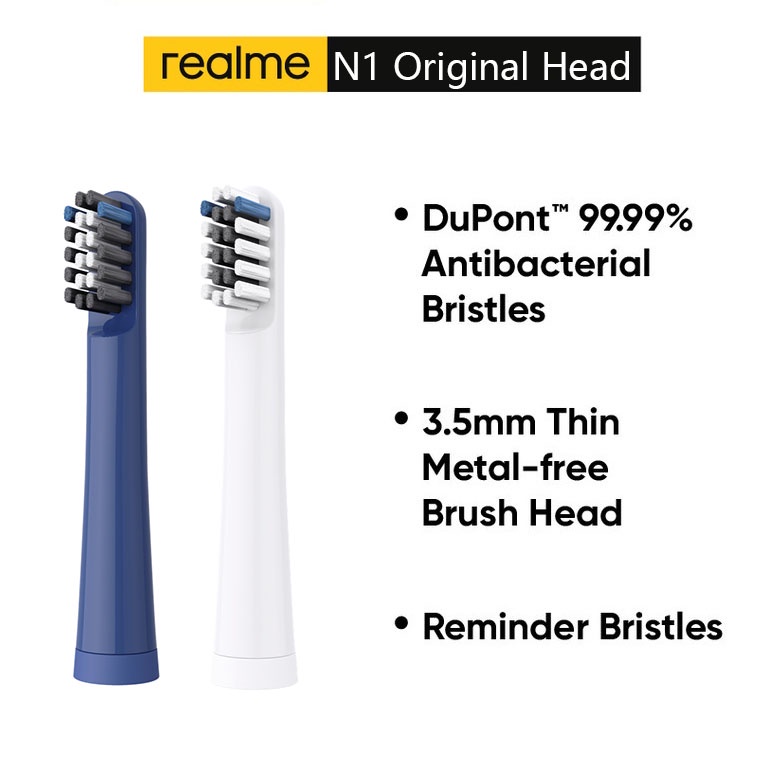 หัวแปรงแปรงสีฟันไฟฟ้า Realme N1 Sensitive Sonic 3 ชิ้น/กล่อง