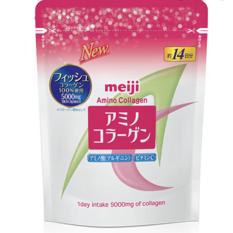 Collagen Meiji คอลลาเจน เมจิ อะมิโนคอลลาเจนเปปไทด์ ญี่ปุ่นฉลากไทย