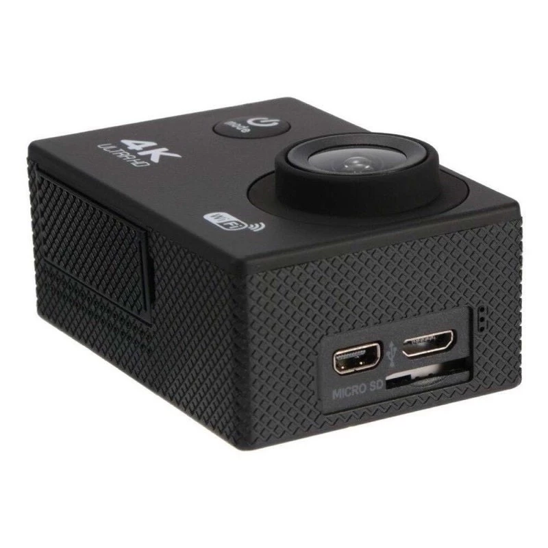 กล้องติดหมวก 4K Action Camera ติดแฮนด์จักรยาน ติดหมวกมอเตอร์ไซค์ ถ่ายใต้น้ำ เชื่อมต่อ WIFIผ่านมือถือได้ อุปกรณ์ครบชุด thumbnail 6
