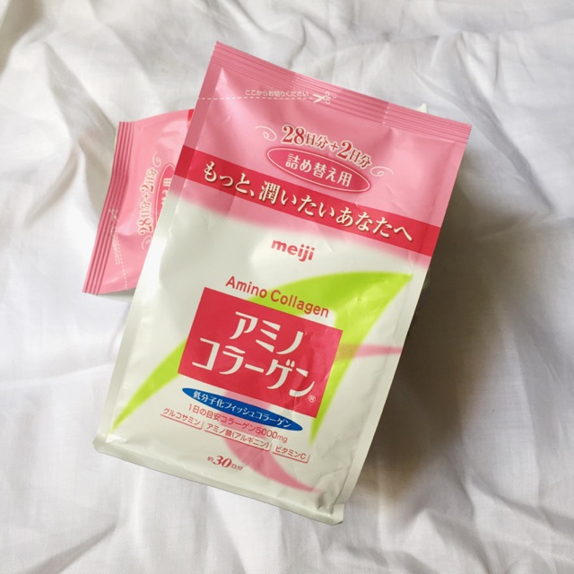(ลดแหลกของแท้พร้อมส่ง!!) Meiji Amino Collagen 214 g