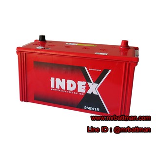 แบตเตอรี่รถยนต์ INDEX N100R (95E41R)