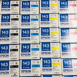 หมึก Epson 143  Bk C M Y ของแท้ 💯%