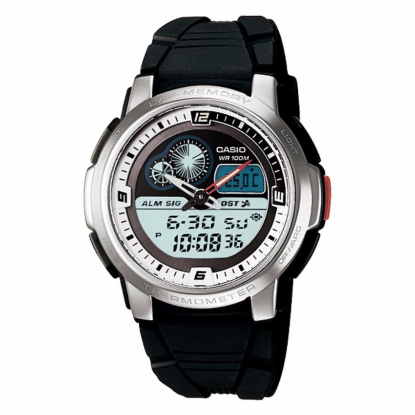 Casio นาฬิกาข้อมือ Standard Active Dail - รุ่น AQF-102W-7BV