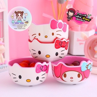 ชามเมลามีน หน้าคิตตี้ #ของถูกบ้านน้องมินนี่