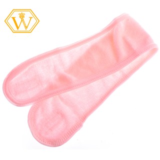 ☀Ready Stock☀Spa Bath Shower Make Up Wash Face Cosmetic Headband Hair Band Pink