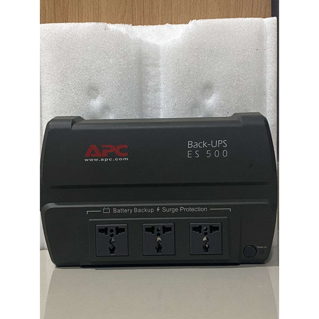 UPS เครื่องสำรองไฟ APC รุ่น ES-500 500va/300W เครื่องมือสอง พร้อม ...