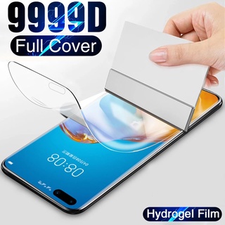 ฟิล์ม Hydrogel เต็มรูปแบบสำหรับ Huawei Nova 11 Pro 11i 10 9 SE Y61 Y70 Plus Y90 8 Pro 8i 7 7i 5T 4 3i 3 2i 2 Lite ป้องกันหน้าจอไม่ใช่แก้ว