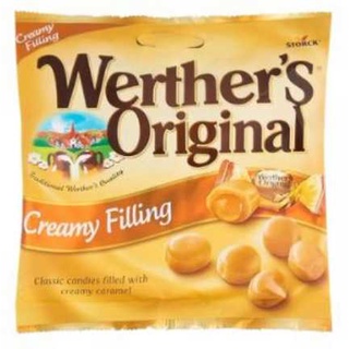 Werthers Original Caramel Candy Filled With Creamy Caramel 80g เวอร์เธอร์ ลูกอมสอดไส้คาราเมล