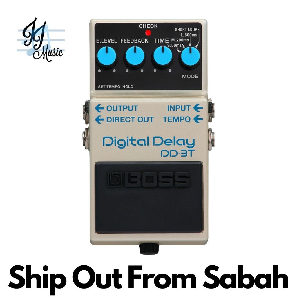 Boss DD-3T แป้นหน่วงเวลาดิจิตอล (DD3T)