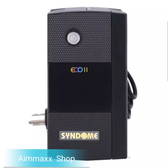 UPS (เครื่องสำรองไฟฟ้า) SYNDOME ECO II-800I (800 VA/480 WATT)⭐#สามารถออกใบกำกับภาษีได้⭐