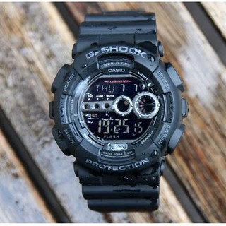 นาฬิกา Casio G-Shock แท้ รุ่น GD-100-1B นาฬิกาข้อมือผู้ชาย สายเรซิ่น สีดำ - ประกันศูนย์ CMG 1 ปีเต็ม