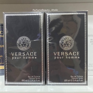 Versace pour homme 100ml. (EDT) กล่องซีล แท้100% ทักแชทเช็ตสต็อกก่อนสั่งนะคะ