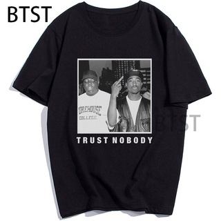 เสื้อยืด พิมพ์ลาย Nobody Rap Legends Big Trust Nobody สําหรับผู้ชาย 2 ชิ้นS-5XL