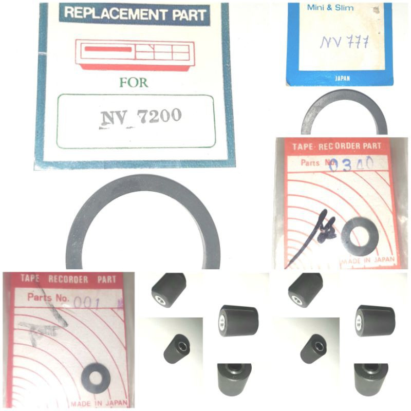 ลูกยาง Video รุ่นเก่า  เบอร์ NV 250 / NV 7000 7200/ เบอร์ 001 /เบอร์ 0340/ NV 777วงกลม/ NV 7000วงกลม