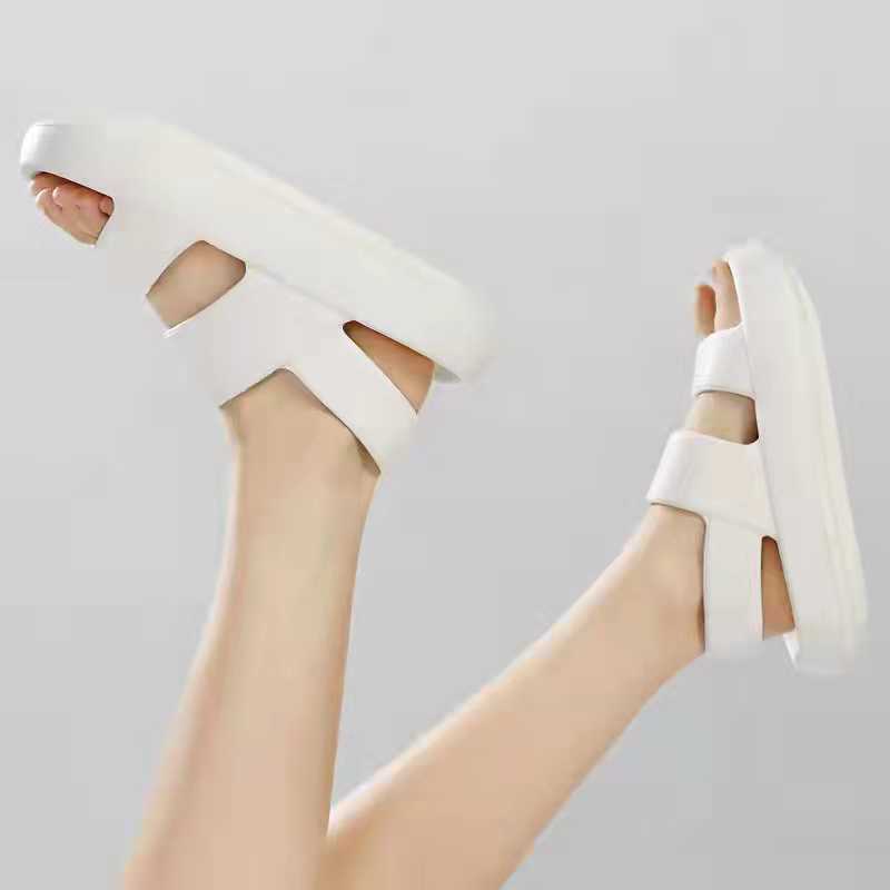 รองเท้าแตะรัดส้น ยางนิ่มใส่สบาย เบอร์36-40 NO.9888 ( มี 4สี )