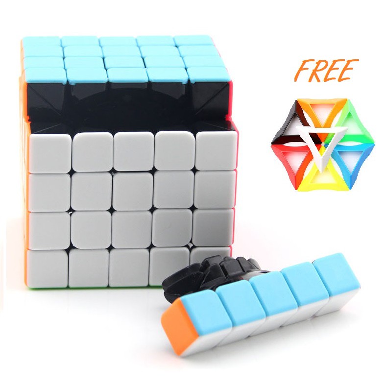 ของเล่นเพื่อการศึกษา Rubik 5 x 5 x 5 TANK cube - หมุนความเร็ว เรียบเนียน Turns Corners Well - GET 1 