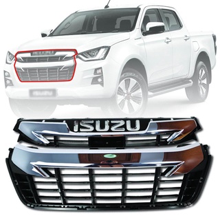 ของแท้  กระจังหน้า หน้ากระจัง รุ่น อิซูซุ ดีแม็กซ์ ISUZU D-MAX ปี 2019 - 2020 โครเมี่ยม ด้านบน และ ด้านล่าง