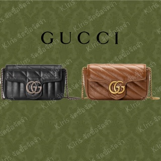 GG Multicolor series GG Marmont super mini handbag/ กระเป๋าสะพายข้าง