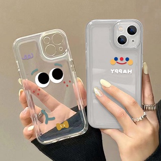 เคสโทรศัพท์มือถือแบบนิ่ม TPU ใส กันรอยเลนส์กล้อง ลายสุนัขน่ารัก สําหรับ Samsung A23 Case A12 A13 A22 A31 A32 A33 A50 A51 A52 A52S 5G A53 A71 A72 A73 S10 Plus S20 FE S21 S22 Ultra