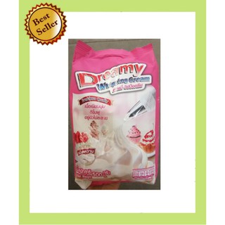 Dreamy​ Whipping Cream​ ดรีมมี่วิปปิ้งครีม​ รสหวาน​ ขนาด​ 500​ กรัม