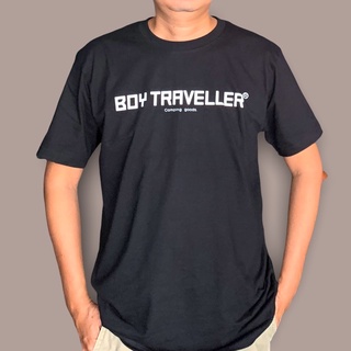 เสื้อ Boy Traveller สกรีนแบบเฟลก