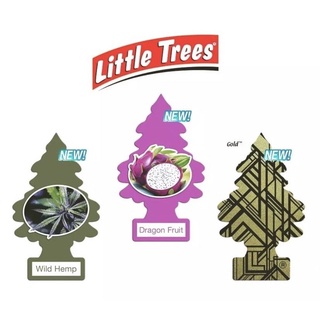 กลิ่นใหม่ Little Trees แผ่นน้ำหอมปรับอากาศ [ของแท้จากอเมริกา]