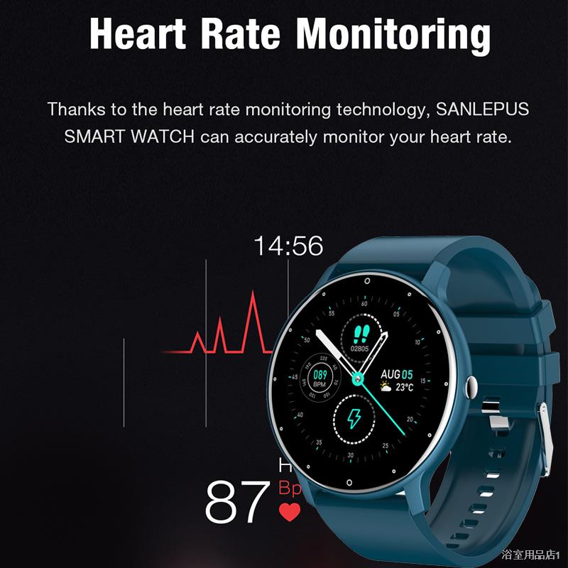 ✥✒LIGE 2021 Fashion Smart Watch Ladies Heart Rate Blood Pressure Multifunctional Sport Watch Men Woman Waterproof Smartw