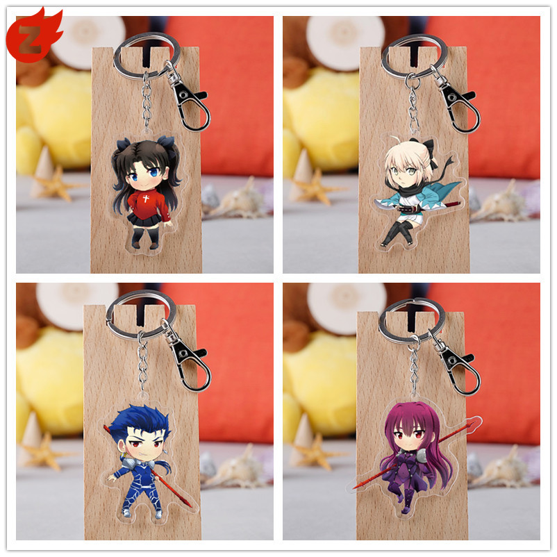 ✨พวงกุญแจ Fate/stay night ~ พวงกุญแจจี้อะคริลิค 1 ชิ้น