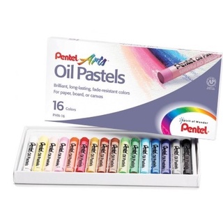 สีชอล์คเพนเทล Pentel Oil Pastel (กล่อง 16 สี) เสริมสร้างพัฒนาการ เหมาะสำหรับเด็ก