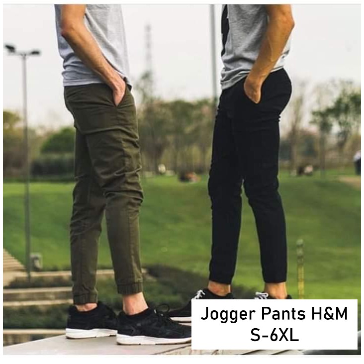 JOGGER PANTS / SELUAR JOGGER PLUSSIZE S-8XL H&M /UNISEX LELAKI PEREMPUAN PLUSSIZE