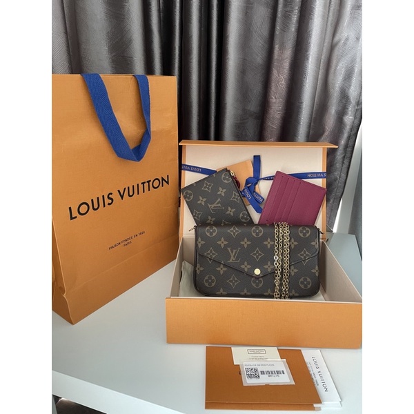 Lv Felicie Pochette Dc20 สภาพใหม่