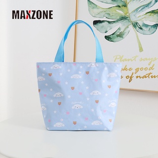 Maxzone Sanrio Hello Kitty กระเป๋าถือ ใหม่ การ์ตูนมายเมโลดี้ ซินนาม่อน กระเป๋าเก็บอาหารกลางวัน กระเป๋ากล่องอาหารกลางวัน