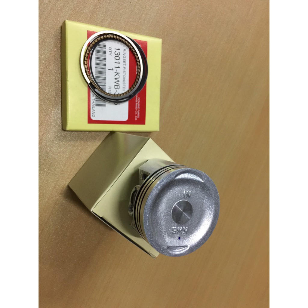 ลูกสูบฮอนด้า WAVE 110 i Dream 110i super cub CZ-i // 13101-KWB-6OO พร้อมแหวน13011-KWB-3O5 ขนาด STD/0