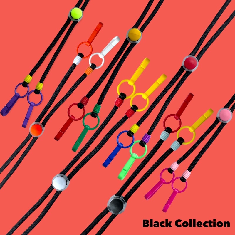 สายคล้องแมส คล้องหน้ากากอนามัย (ฟรีตัวหนังสือ 8 ตัว) ❤️💜💚💛💙🧡   “Be Color” สายปรับได้ สีสรรหลากหลาย (ฟรีตัวหนังสือ 5 ตัว)