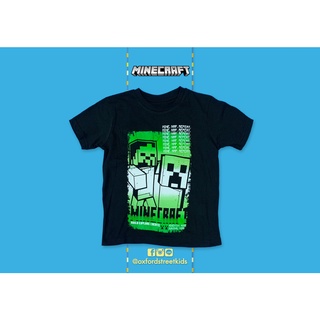 ✅ [5-8Y] Minecraft T-Shirt เสื้อยืดแขนสั้น มายคราฟ