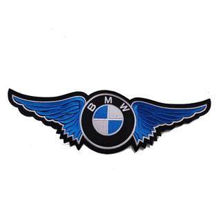 [ตัวรีด เย็บได้] BMW ป้ายติดเสื้อ logo Embroidered Sew Iron On Patches Badge