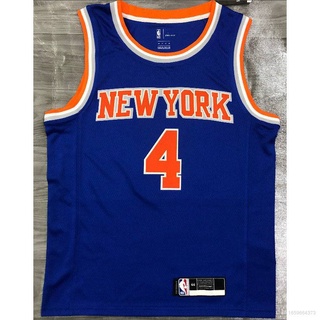 เสื้อกีฬาแขนกุด ลายทีม New York Nicks No.4 BKB Rose NBA พลัสไซซ์