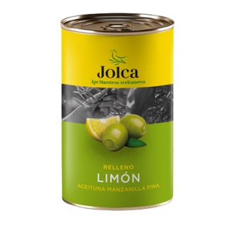 จอลก้า มะกอกยัดไส้มะนาว 300 กรัม จากสเปน - Manzanilla Olives stuffed with Lemon 300g Jolca brand from Spain