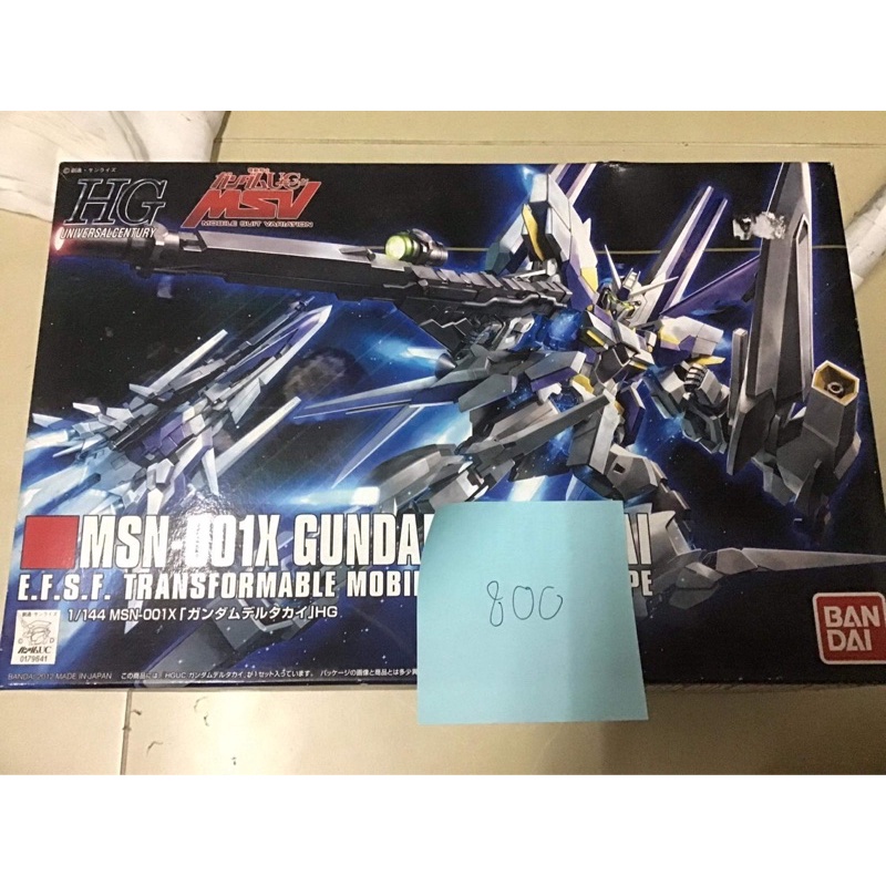 HG MSN-001X Gundam delta kai กล่องมีรอย70%