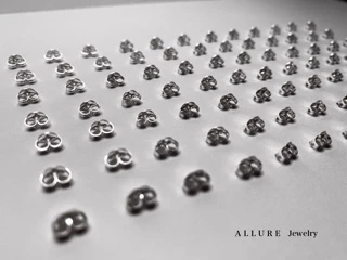 แป้นต่างหู เงินแท้ 925 ตอก925 - Allure Jewelry
