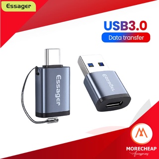 🔥ส่งด่วนจากไทย🔥Essager หัวแปลง Type C เป็น USB 3.0 3A Adapter รองรับ OTG 5Gbps อะแดปเตอร์ อแดปเตอร์ Adapter Type C