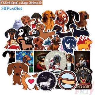 ❉ Dachshund Series 01 - Cute Pets Dogs สติ๊กเกอร์ ❉ 50Pcs/Set DIY Fashion Mixed Luggage Laptop Skateboard Doodle Decals สติ๊กเกอร์